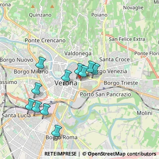 Mappa Lungadige Sammicheli, 37121 Verona VR, Italia (1.84909)