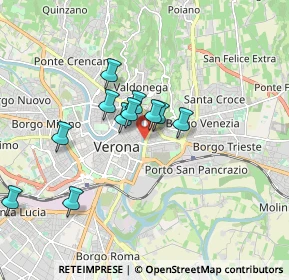 Mappa Lungadige Sammicheli, 37121 Verona VR, Italia (1.43545)