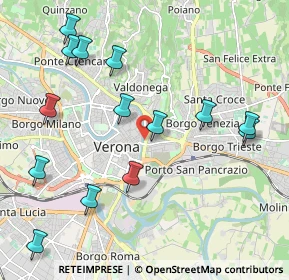Mappa Lungadige Sammicheli, 37121 Verona VR, Italia (2.36286)
