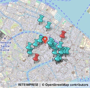 Mappa Calle del Campaniel, 30125 Venezia VE, Italia (0.348)