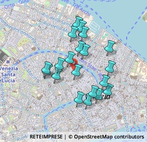 Mappa Calle del Campaniel, 30125 Venezia VE, Italia (0.3825)