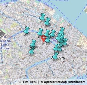 Mappa Calle del Campaniel, 30125 Venezia VE, Italia (0.3295)