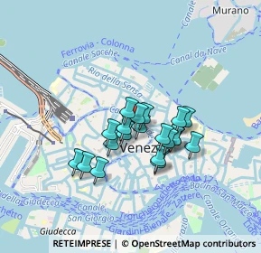 Mappa Calle del Campaniel, 30125 Venezia VE, Italia (0.6095)