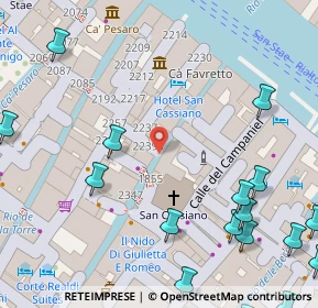 Mappa Calle del Campaniel, 30125 Venezia VE, Italia (0.1145)