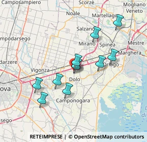 Mappa Via Don Lorenzo Milani, 30030 Cazzago VE, Italia (5.97)