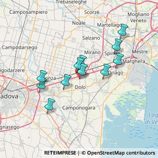 Mappa Via Cazzaghetto, 30030 Cazzago VE, Italia (6.42545)