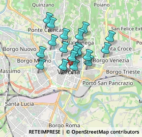 Mappa Via Alberto Mario, 37121 Verona VR, Italia (1.2335)