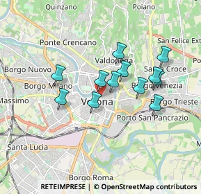 Mappa Via Alberto Mario, 37121 Verona VR, Italia (1.45083)