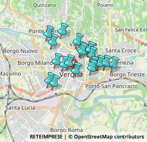 Mappa Via Alberto Mario, 37121 Verona VR, Italia (1.17632)