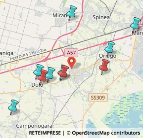 Mappa Via Giovanni Verga, 30034 Mira VE, Italia (4.79545)