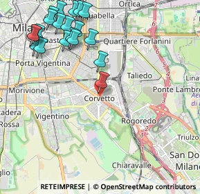 Mappa Piazzale Luigi E. Corvetto, 20139 Milano MI, Italia (2.6035)