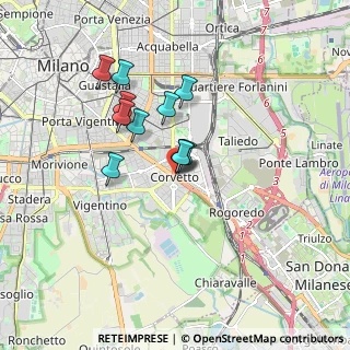 Mappa Piazzale Luigi Emanuele Corvetto, 20139 Milano MI, Italia (1.30833)