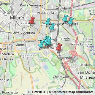 Mappa Piazzale Luigi Emanuele Corvetto, 20139 Milano MI, Italia (1.22818)