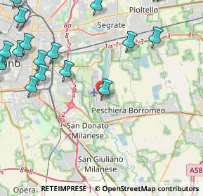 Mappa Via Iv Novembre, 20068 Peschiera Borromeo MI, Italia (6.525)