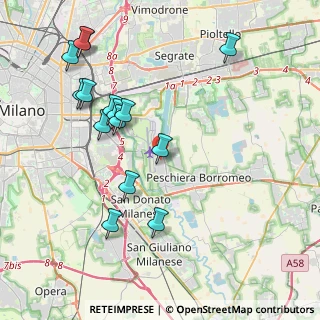 Mappa Via Iv Novembre, 20068 Peschiera Borromeo MI, Italia (4.35867)