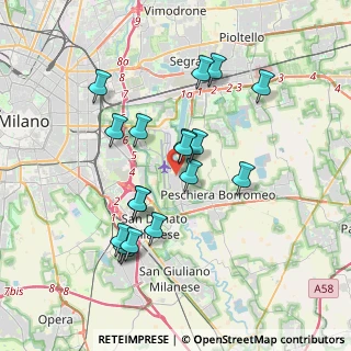 Mappa Via Iv Novembre, 20068 Peschiera Borromeo MI, Italia (3.41111)