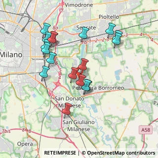 Mappa Via Iv Novembre, 20068 Peschiera Borromeo MI, Italia (3.75611)