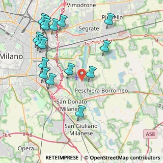 Mappa Via Iv Novembre, 20068 Peschiera Borromeo MI, Italia (4.7875)