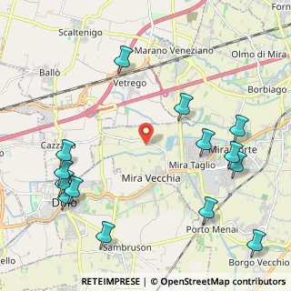 Mappa Via Molinella, 30034 Mira VE, Italia (2.73286)