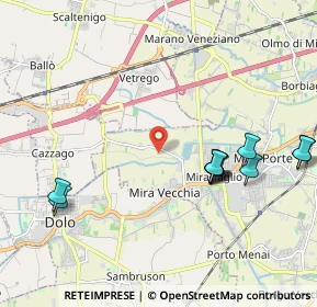Mappa Via Molinella, 30034 Mira VE, Italia (2.23)