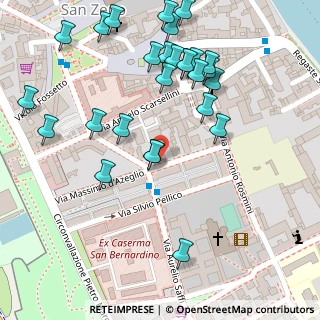 Mappa Via Massimo D'Azeglio, 37123 Verona VR, Italia (0.12593)