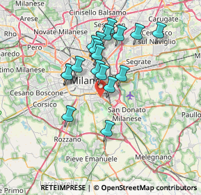 Mappa 20139 Milano MI, Italia (6.06833)