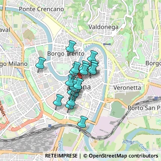Mappa Piazzetta Scalette Rubiani, 37121 Verona VR, Italia (0.542)