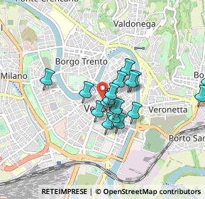 Mappa Piazzetta Scalette Rubiani, 37121 Verona VR, Italia (0.66765)