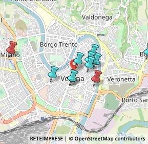 Mappa Piazzetta Scalette Rubiani, 37121 Verona VR, Italia (0.69091)