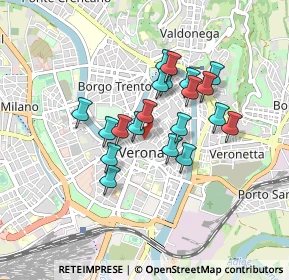 Mappa Piazzetta Scalette Rubiani, 37121 Verona VR, Italia (0.68)