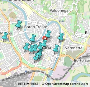 Mappa Piazzetta Scalette Rubiani, 37121 Verona VR, Italia (0.76)