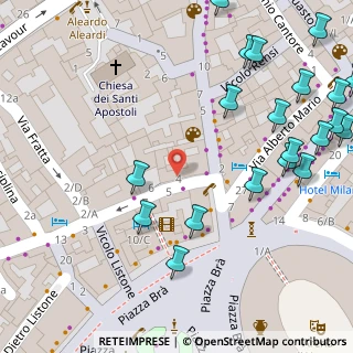 Mappa Piazzetta Scalette Rubiani, 37121 Verona VR, Italia (0.0935)