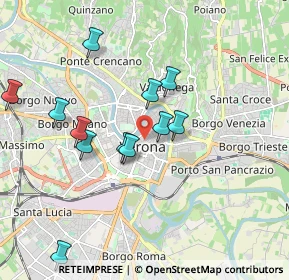Mappa Piazzetta Scalette Rubiani, 37121 Verona VR, Italia (1.81083)