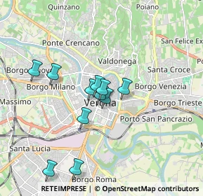 Mappa Via Oberdan, 37121 Verona VR, Italia (1.44818)