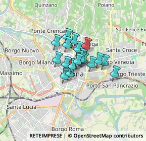 Mappa Piazzetta Scalette Rubiani, 37121 Verona VR, Italia (0.91684)