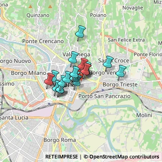Mappa Via S. Vitale, 37129 Verona VR, Italia (1.0585)