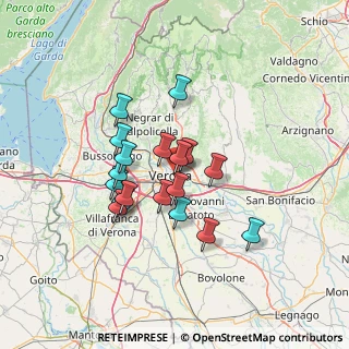 Mappa Via S. Vitale, 37129 Verona VR, Italia (10.816666666667)