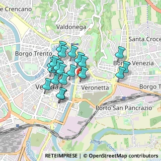 Mappa Via S. Vitale, 37129 Verona VR, Italia (0.704)