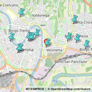 Mappa Via S. Vitale, 37129 Verona VR, Italia (1.1638461538462)
