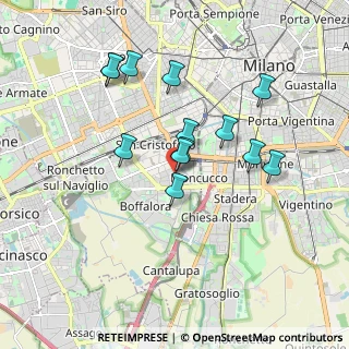 Mappa Via Paul Valery, 20143 Milano MI, Italia (1.59692)