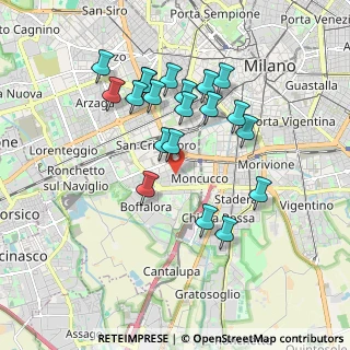 Mappa Via Paul Valery, 20143 Milano MI, Italia (1.701)