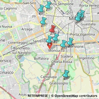 Mappa Via Paul Valery, 20143 Milano MI, Italia (2.28154)