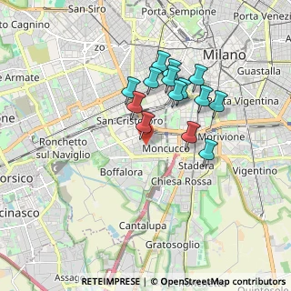 Mappa Via Paul Valery, 20143 Milano MI, Italia (1.505)
