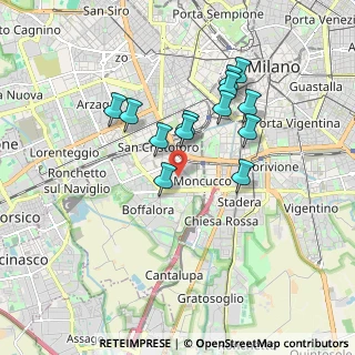Mappa Via Paul Valery, 20143 Milano MI, Italia (1.54231)