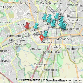 Mappa Via Paul Valery, 20143 Milano MI, Italia (1.98429)