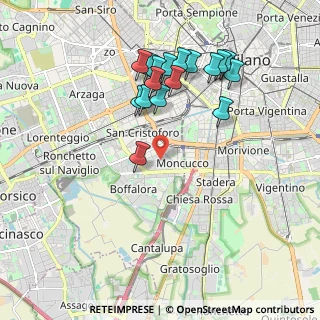 Mappa Via Paul Valery, 20143 Milano MI, Italia (1.91882)