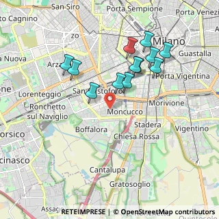 Mappa Via Paul Valery, 20143 Milano MI, Italia (1.76083)