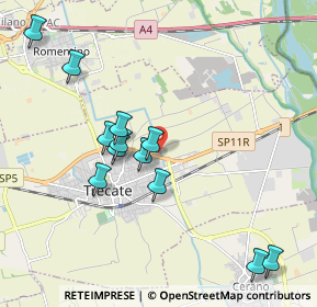 Mappa SS 11 km 107, 28069 Trecate NO, Italia (1.97333)