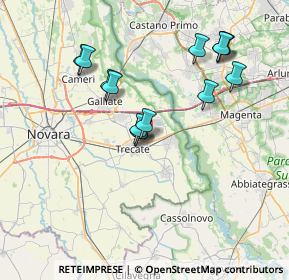 Mappa SS 11 km 107, 28069 Trecate NO, Italia (6.88714)