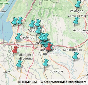 Mappa Veronetta, 37129 Verona VR, Italia (14.49842)